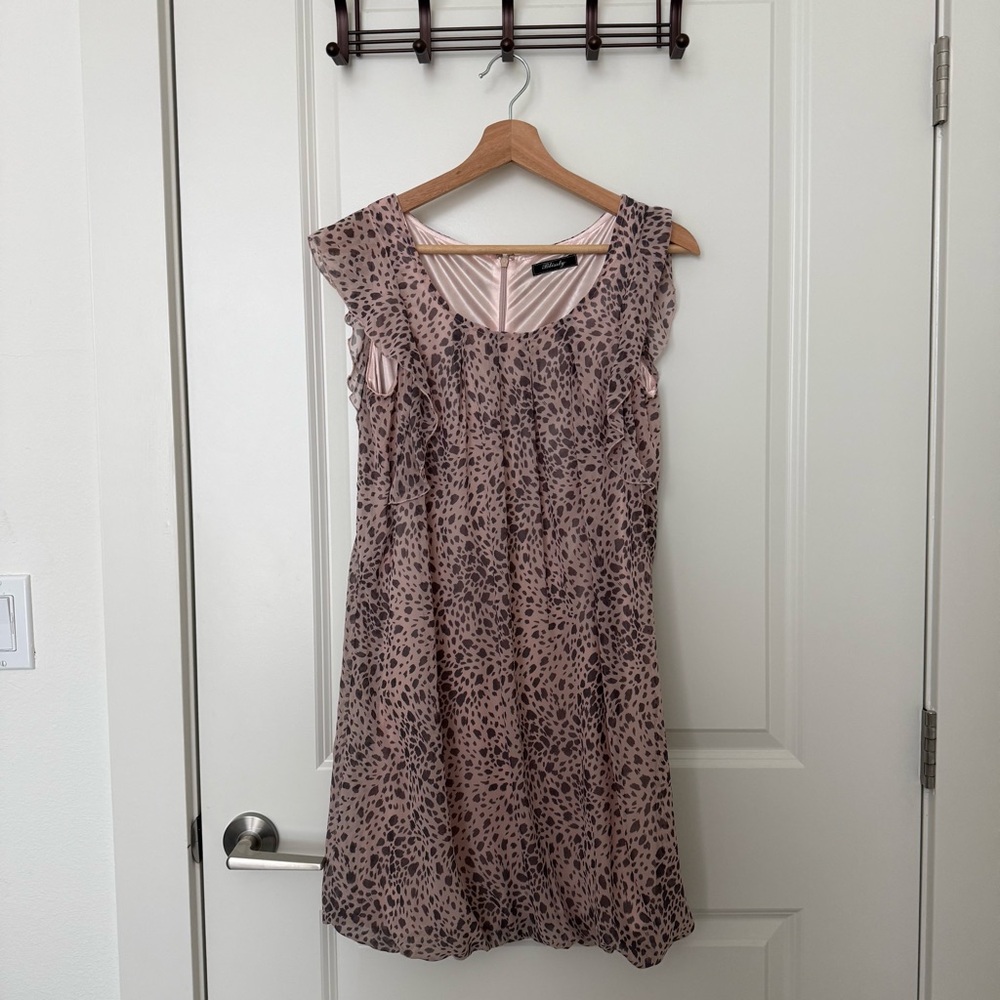 Leopard Print Sleeveless Dress